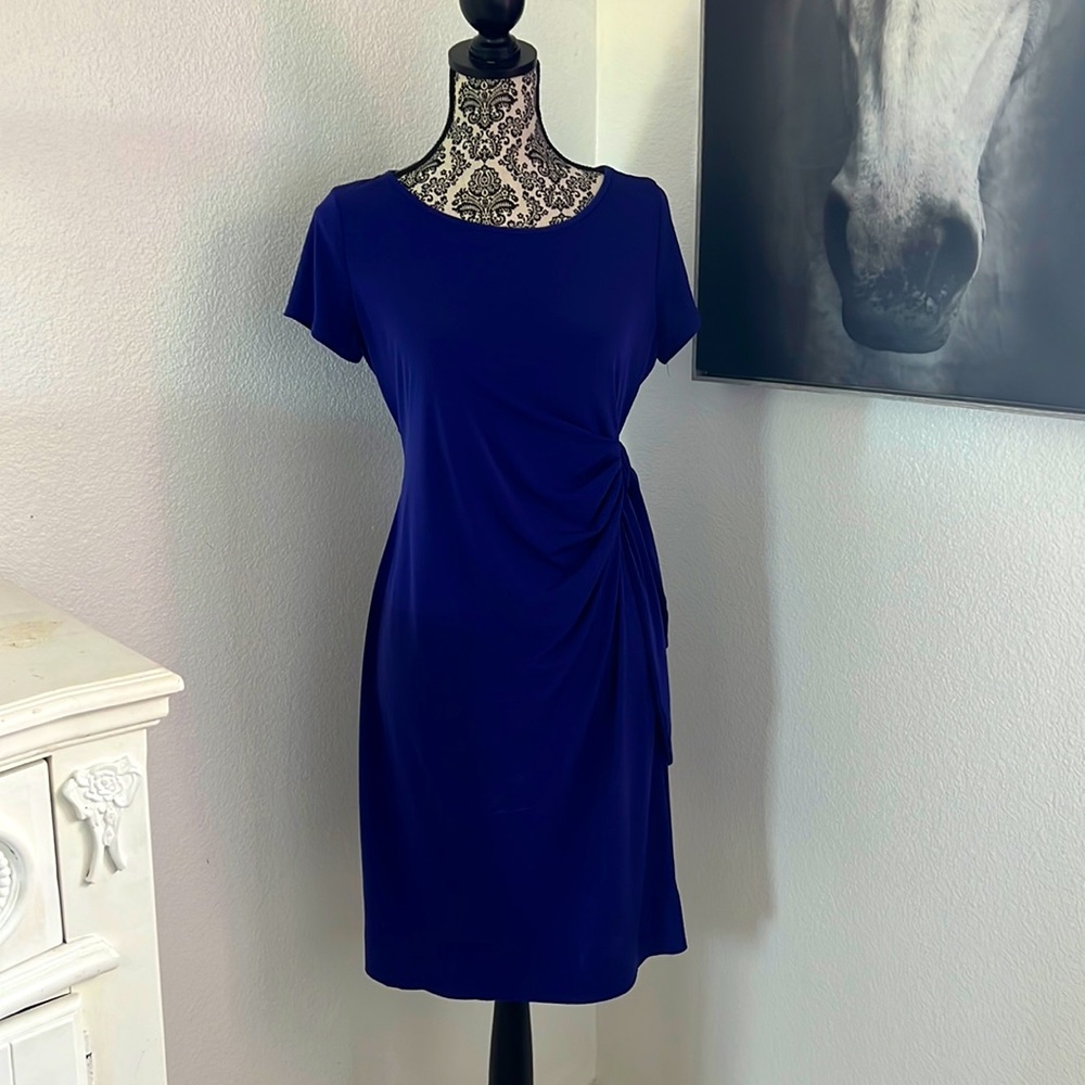 Oh Baby (pregnancy dress) size small, color: deep purple/blue